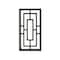 Nuvo Iron Rectangle Aluminum Wooden Gate Insert 17-1/4inh. x 8-5/8inw. Alum., 12PK ACW57-EC-MP12 - alternate 1